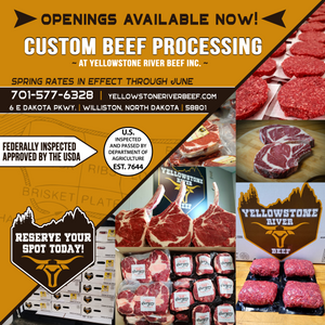 Openings Available for Custom Beef Processing! | Yellowstone River Beef