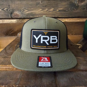 YRB Black Patch | Wool Blend Trucker | Richardson 511 | Loden/Black