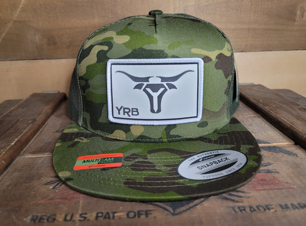 YRB White Patch | Classic Snapback | Yupoong | Multicam/Tropic